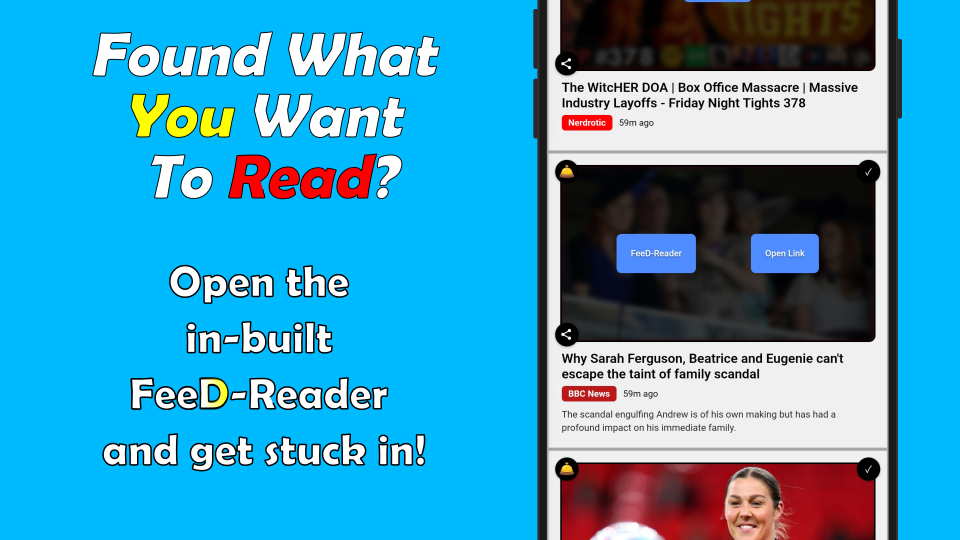 FeeDings article reader view